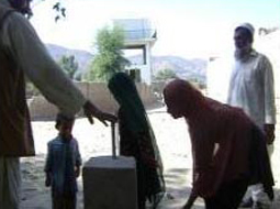 People are now receiving safe water in community
