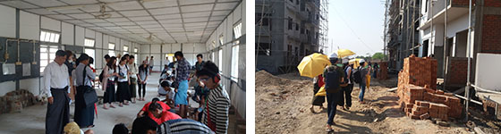 University Students from Fukuoka study UN-Habitat projects in Myanmar