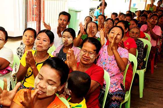Government hands over housing units to the Poorest and most Vulnerable families in Myanmar.