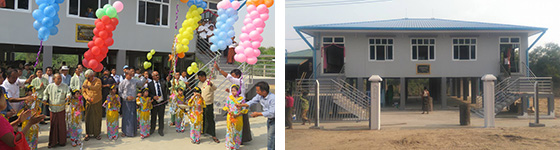 Handing Over Ceremony for European Union funded Multi-Purpose Flood Shelter & Emergency Water tank and Concrete Drainage
