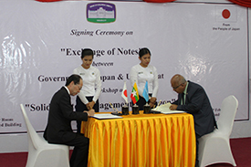 Japan provides support to urgently improve rubbish management in Yangon City, Myanmar