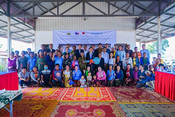 Flood victims in Lao PDR benefit from Japanese funded housing and water supply