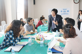 Group discussion at the WS